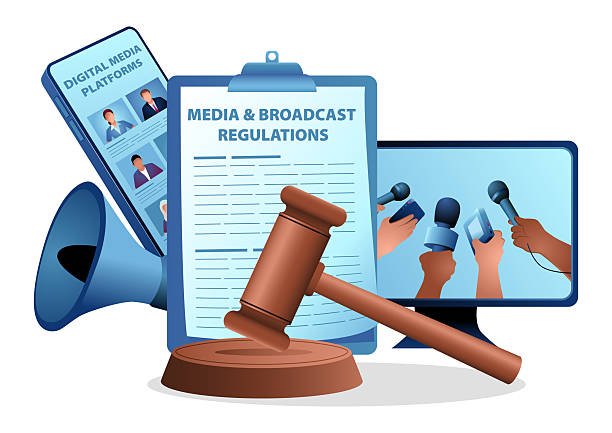 media regulation and broadcast policy concept illustration